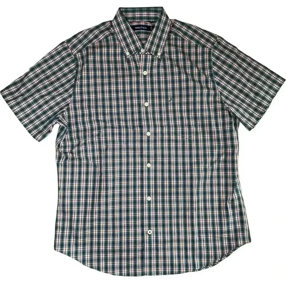 Nautica short sleeve button down shirt sz S